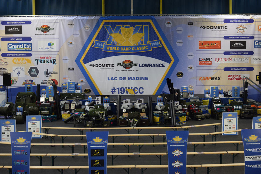 WCC Prize Table World Carp Classic lac de Madine